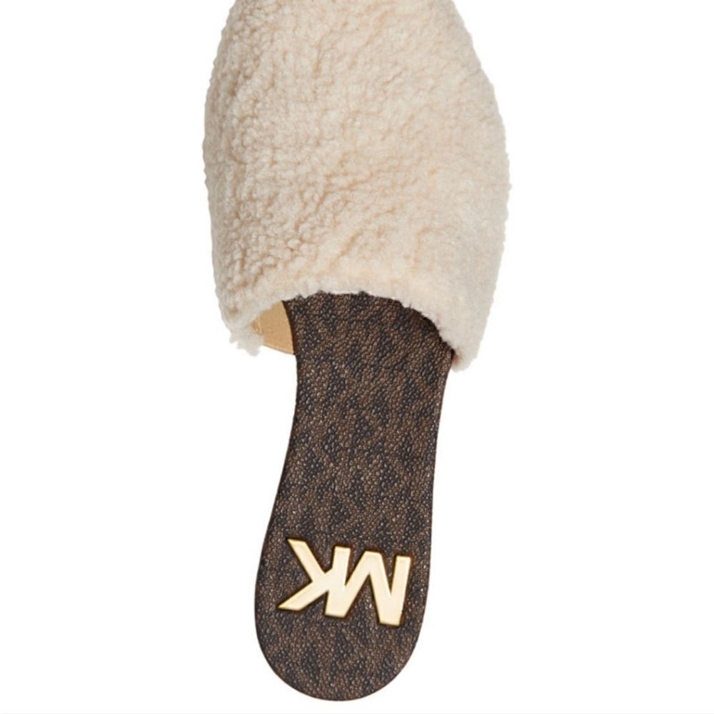 MICHAEL Michael Kors Women's Renee Flex Cozy Slide Flats Brand New